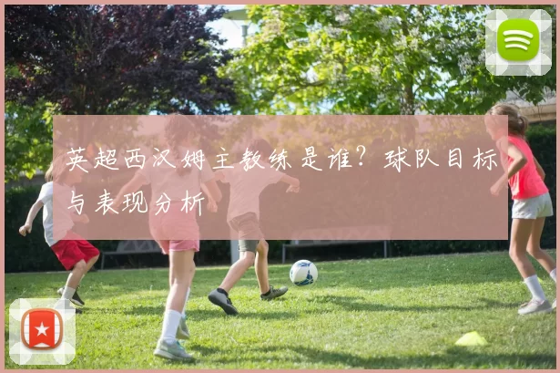 英超西汉姆主教练是谁？球队目标与表现分析